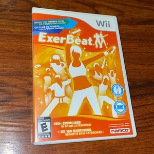 Retro EXERBEAT- Nintendo Wii Video Game w/ Case & Manual GUC